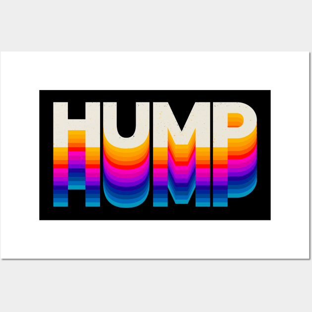 4 Letter Words - Hump Wall Art by DanielLiamGill